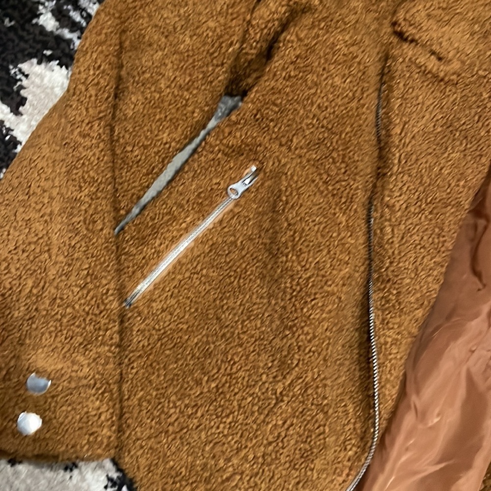 Brown Cropped Jacket - image 2